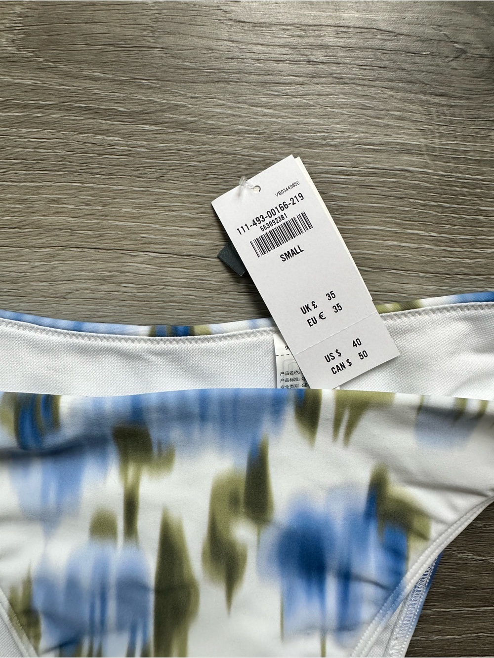 Abercrombie Bathing Suit Set Top Medium Bottoms Small - Picture 2 of 3